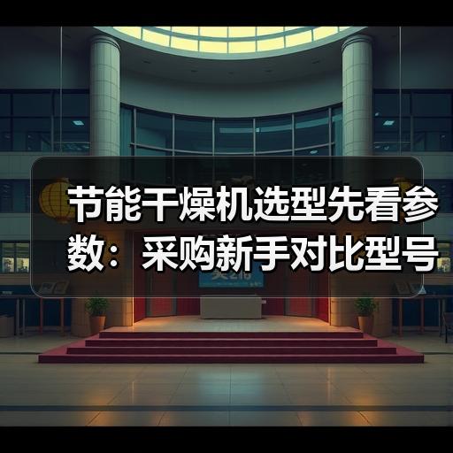 节能干燥机选型先看参数：采购新手对比型号与产能的实用方法