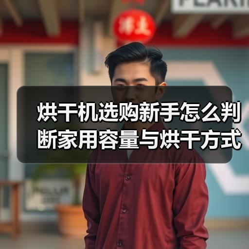 烘干机选购新手怎么判断家用容量与烘干方式