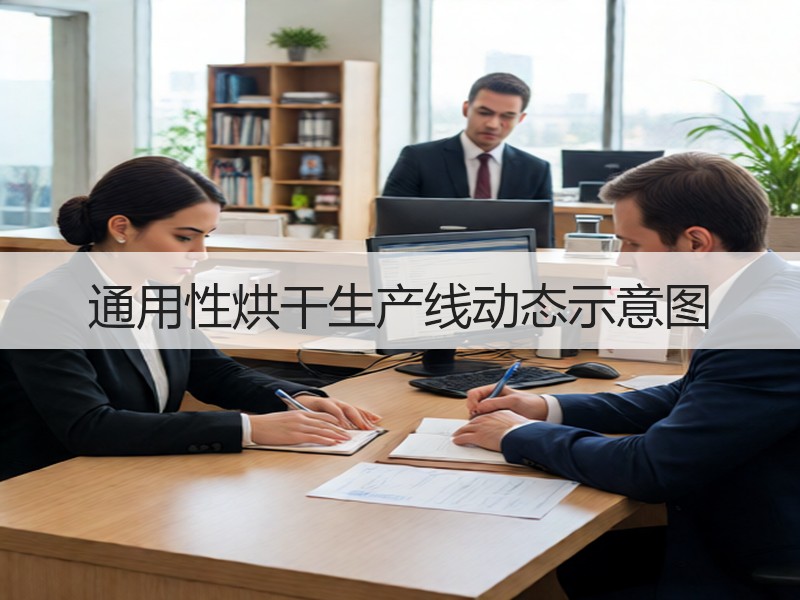 通用性烘干生产线动态示意图 通用性烘干生产线动态示意图