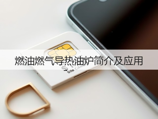 燃油燃气导热油炉简介及应用(图2)