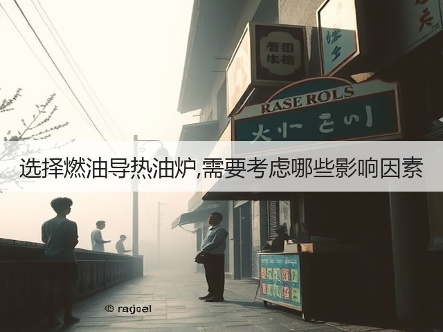 选择燃油导热油炉,需要考虑哪些影响因素(图1) 选择燃油导热油炉,需要考虑哪些影响因素(图1)