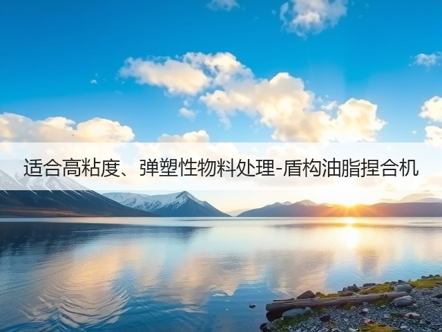 适合高粘度、弹塑性物料处理-盾构油脂捏合机(图2)