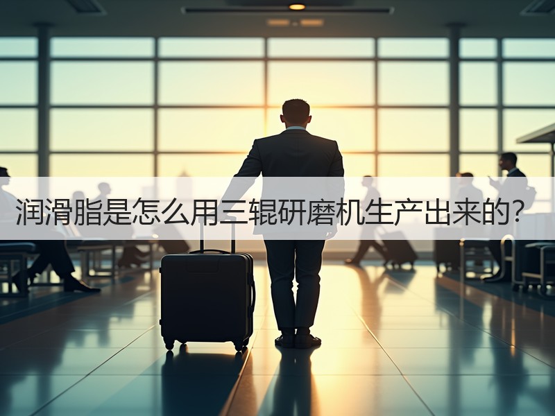 润滑脂是怎么用三辊研磨机生产出来的？