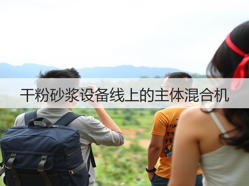 干粉砂浆设备线上的主体混合机 干粉砂浆设备线上的主体混合机