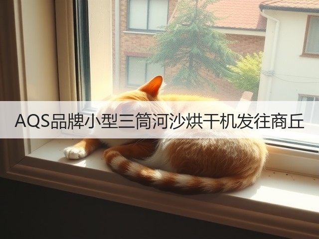 AQS品牌小型三筒河沙烘干机发往商丘(图2)