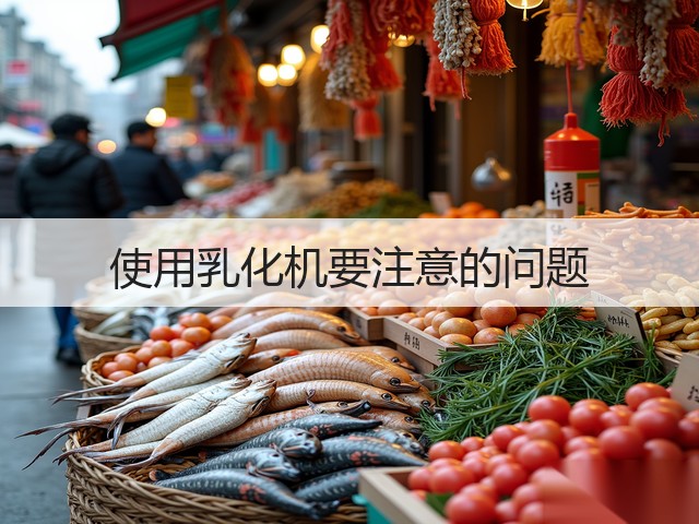 使用乳化机要注意的问题(图1) 使用乳化机要注意的问题(图1)
