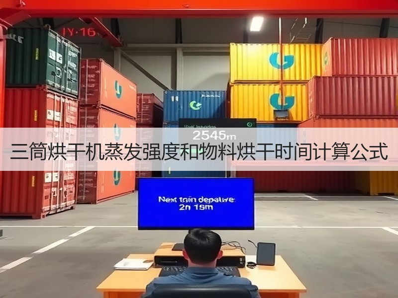三筒烘干机蒸发强度和物料烘干时间计算公式 三筒烘干机蒸发强度和物料烘干时间计算公式