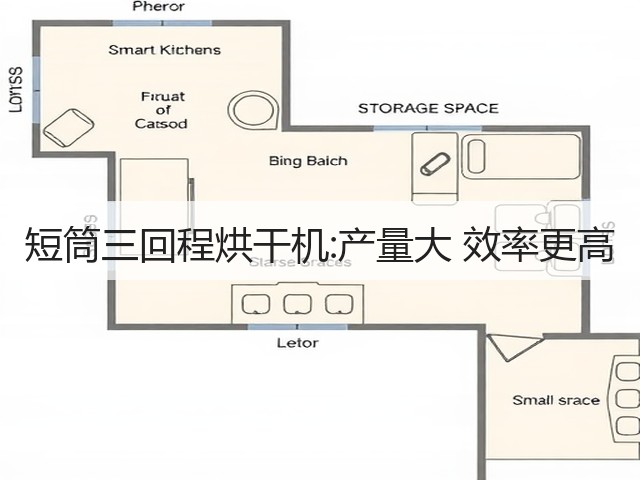短筒三回程烘干机:产量大 效率更高(图2)