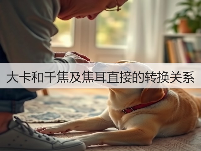 大卡和千焦及焦耳直接的转换关系(图3) 大卡和千焦及焦耳直接的转换关系(图3)