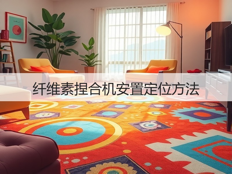 纤维素捏合机安置定位方法