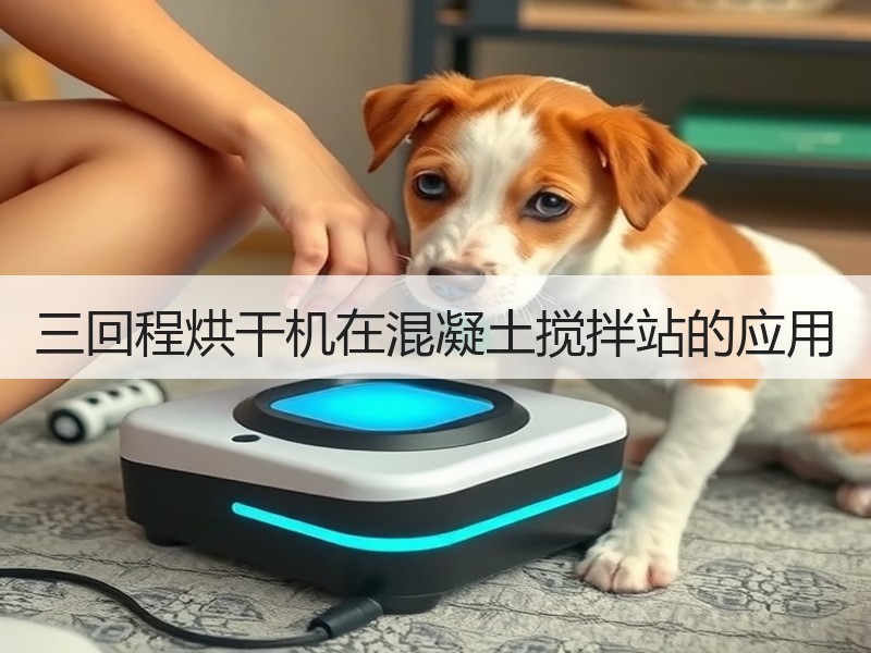 三回程烘干机在混凝土搅拌站的应用