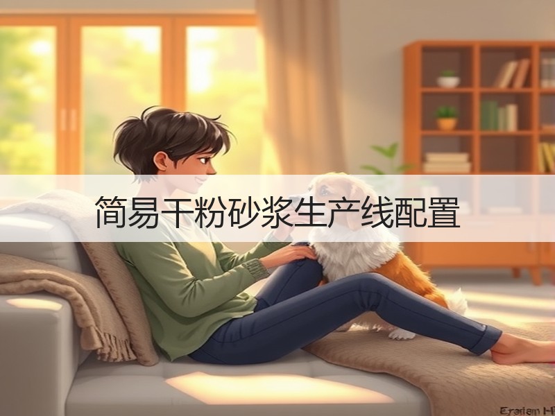 简易干粉砂浆生产线配置
