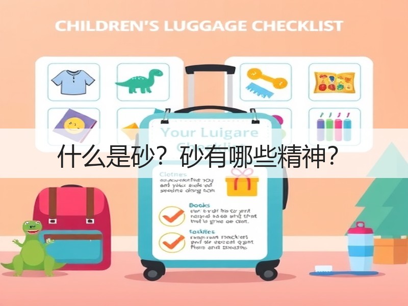 什么是砂？砂有哪些精神？