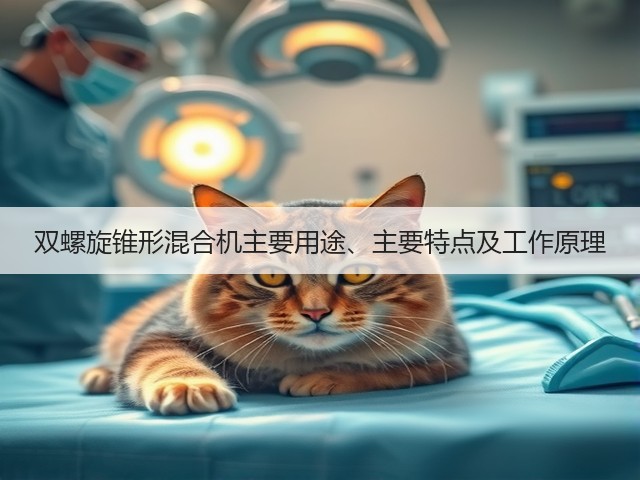 双螺旋锥形混合机主要用途、主要特点及工作原理(图3)
