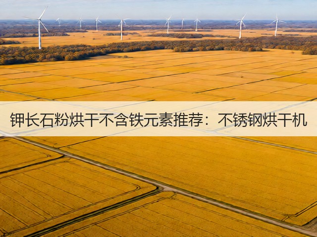钾长石粉烘干不含铁元素推荐：不锈钢烘干机(图1)