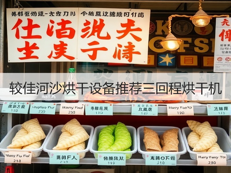 较佳河沙烘干设备推荐三回程烘干机 较佳河沙烘干设备推荐三回程烘干机