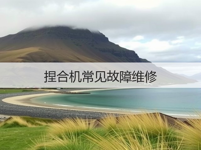 捏合机常见故障维修(图1) 捏合机常见故障维修(图1)