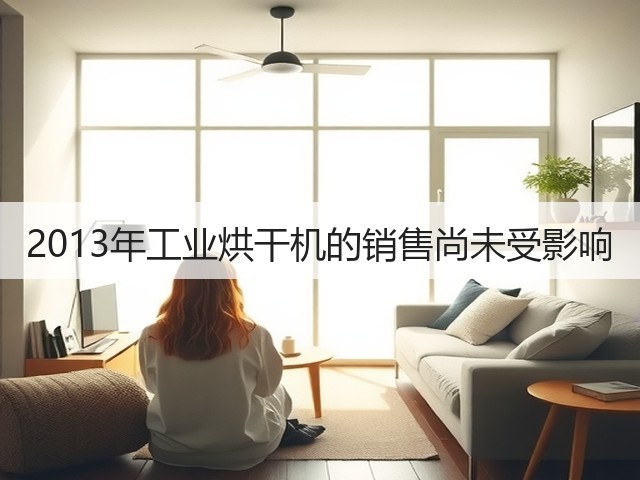 2013年工业烘干机的销售尚未受影响(图1)