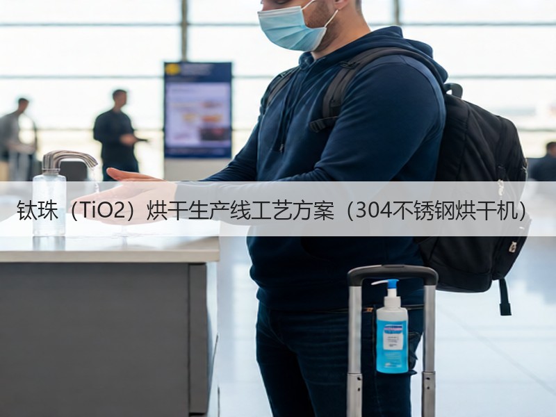 钛珠（TiO2）烘干生产线工艺方案（304不锈钢烘干机）