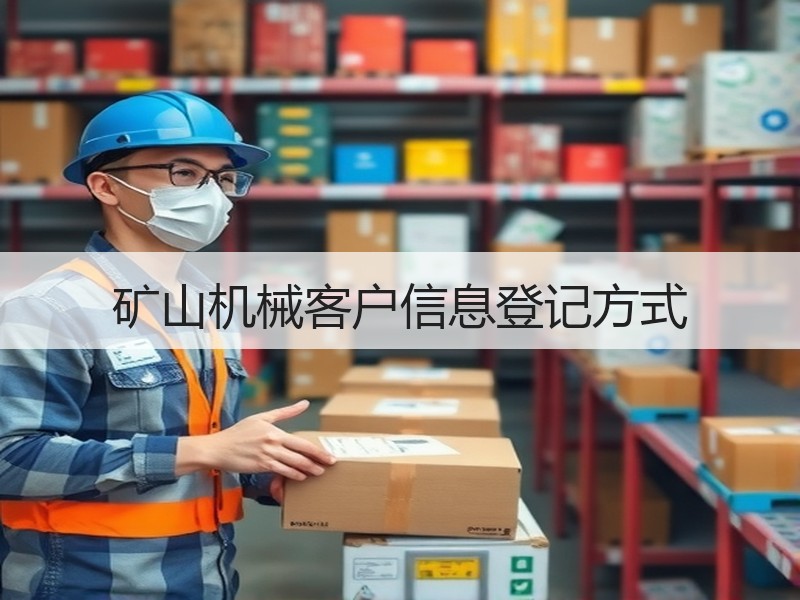 矿山机械客户信息登记方式