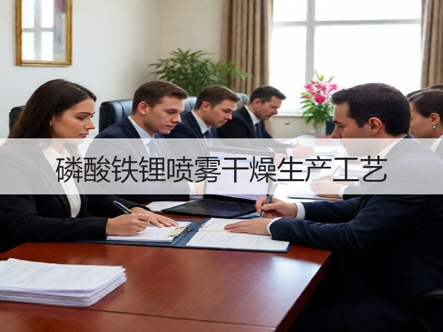 磷酸铁锂喷雾干燥生产工艺(图2) 磷酸铁锂喷雾干燥生产工艺(图2)