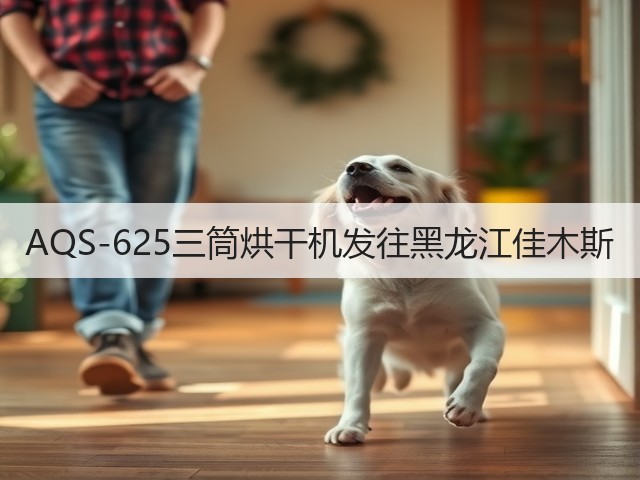 AQS-625三筒烘干机发往黑龙江佳木斯(图1)
