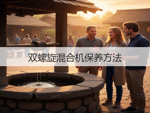 双螺旋混合机保养方法(图2) 双螺旋混合机保养方法(图2)