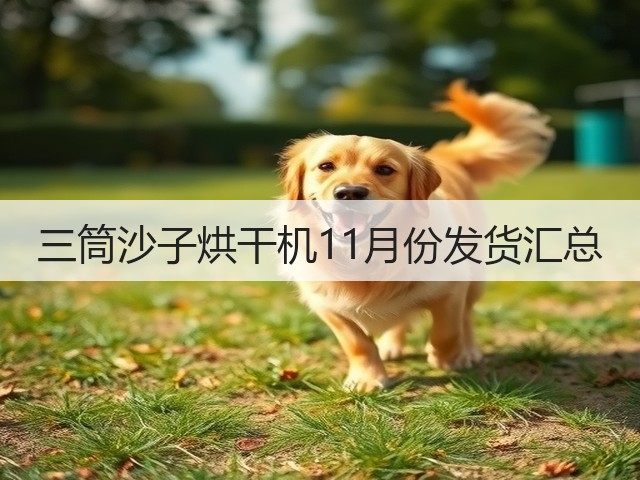 三筒沙子烘干机11月份发货汇总(图2) 三筒沙子烘干机11月份发货汇总(图2)