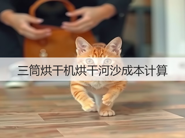 三筒烘干机烘干河沙成本计算(图1) 三筒烘干机烘干河沙成本计算(图1)