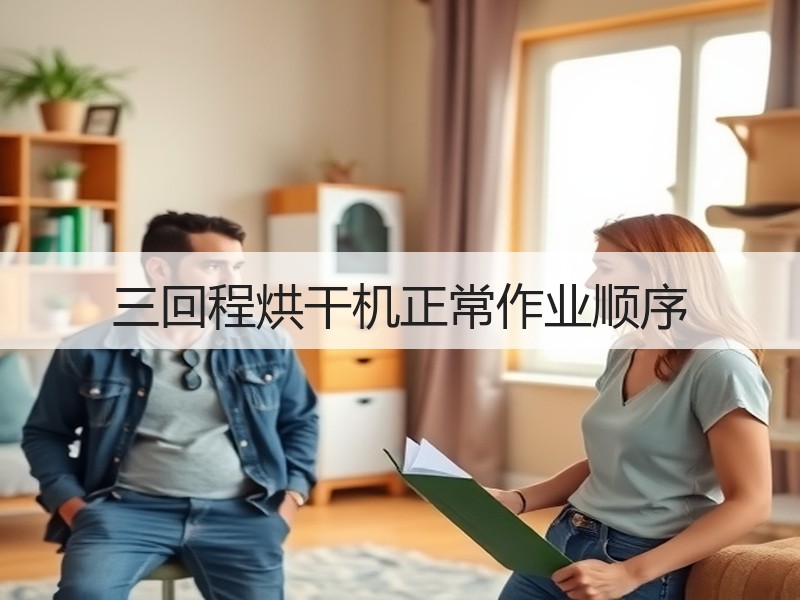 三回程烘干机正常作业顺序 三回程烘干机正常作业顺序