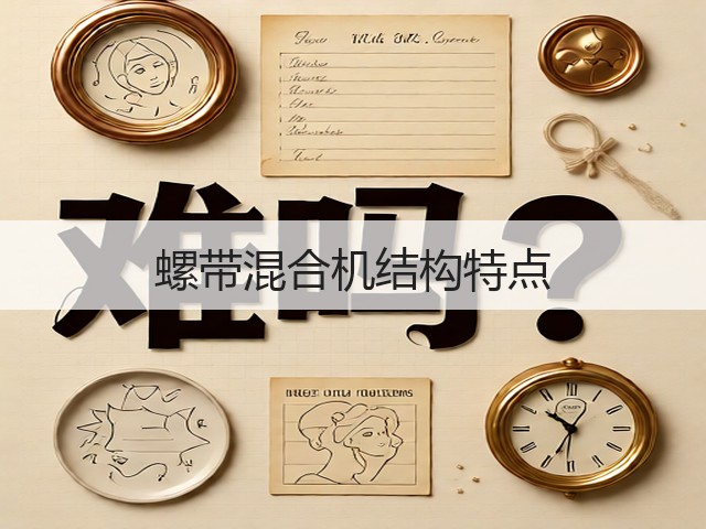 螺带混合机结构特点(图2) 螺带混合机结构特点(图2)