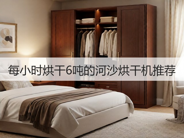 每小时烘干6吨的河沙烘干机推荐(图1)