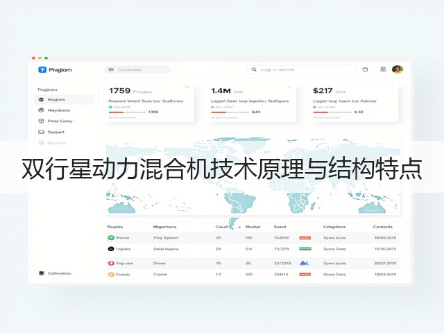 双行星动力混合机技术原理与结构特点(图3)