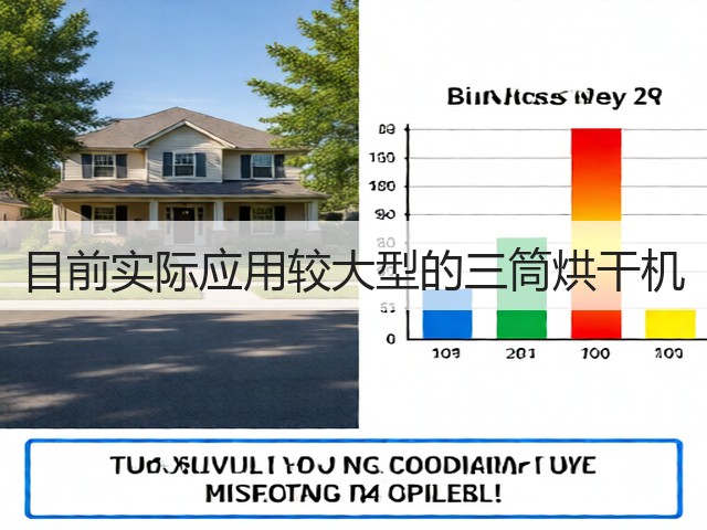 目前实际应用较大型的三筒烘干机(图3)
