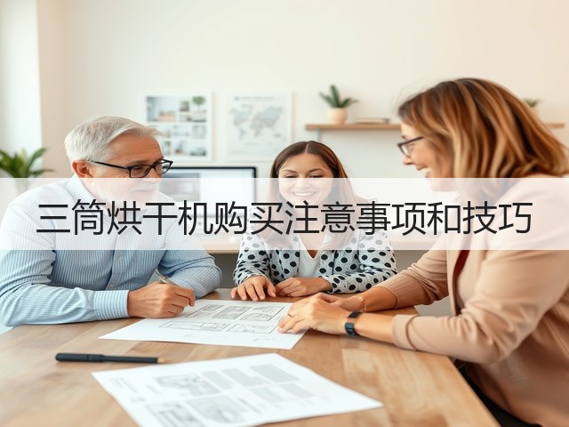 三筒烘干机购买注意事项和技巧(图2) 三筒烘干机购买注意事项和技巧(图2)