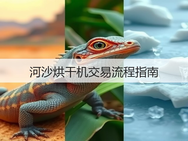 河沙烘干机交易流程指南(图2)