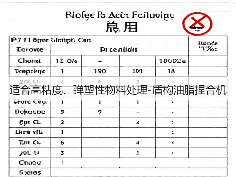 适合高粘度、弹塑性物料处理-盾构油脂捏合机