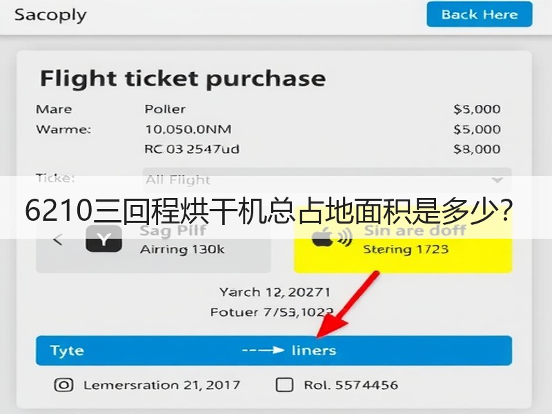 6210三回程烘干机总占地面积是多少? 6210三回程烘干机总占地面积是多少?