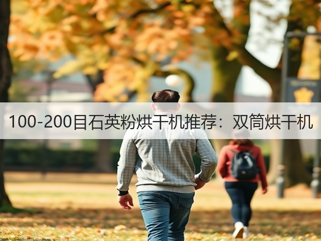 100-200目石英粉烘干机推荐：双筒烘干机(图1)