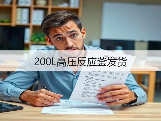 200L高压反应釜发货(图1)