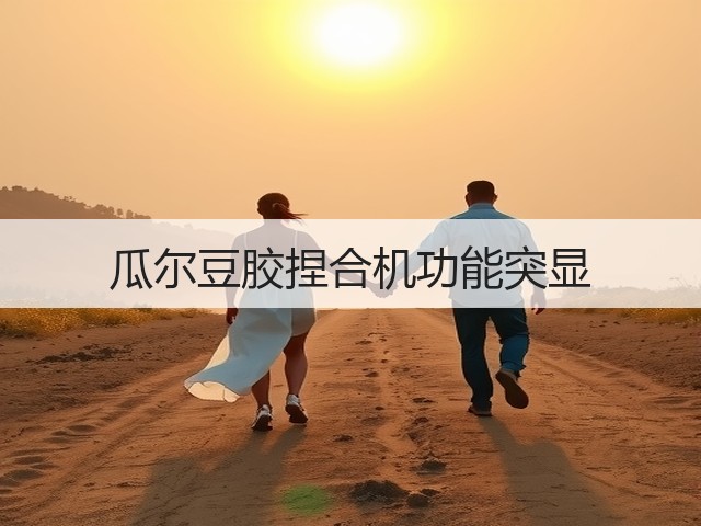 瓜尔豆胶捏合机功能突显(图1)