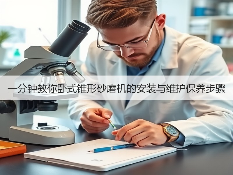 一分钟教你卧式锥形砂磨机的安装与维护保养步骤