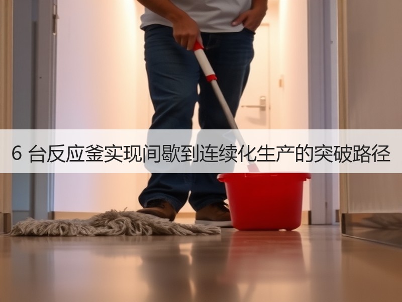 6 台反应釜实现间歇到连续化生产的突破路径 6 台反应釜实现间歇到连续化生产的突破路径