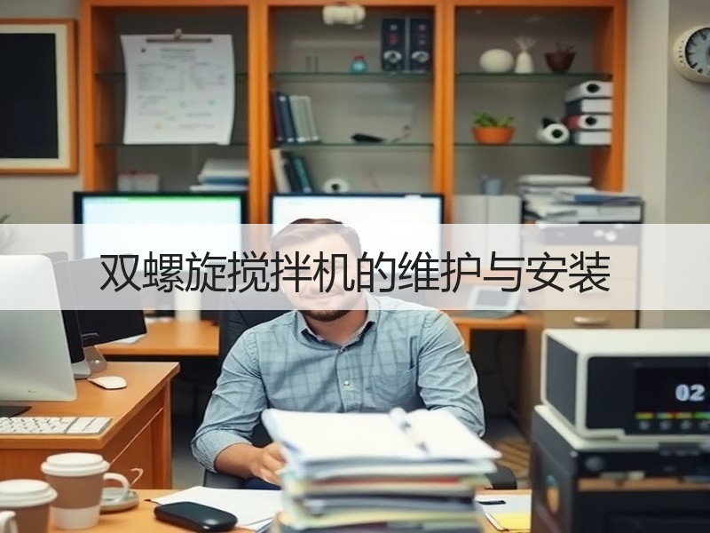 双螺旋搅拌机的维护与安装