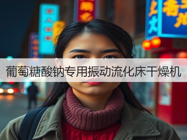 葡萄糖酸钠专用振动流化床干燥机(图1) 葡萄糖酸钠专用振动流化床干燥机(图1)