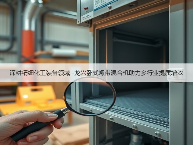 深耕精细化工装备领域 -龙兴卧式螺带混合机助力多行业提质增效(图3)