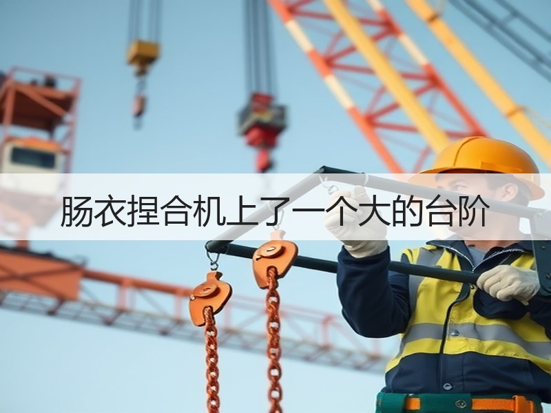 肠衣捏合机上了一个大的台阶