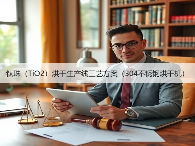 钛珠(TiO2)烘干生产线工艺方案(304不锈钢烘干机)(图2) 钛珠(TiO2)烘干生产线工艺方案(304不锈钢烘干机)(图2)