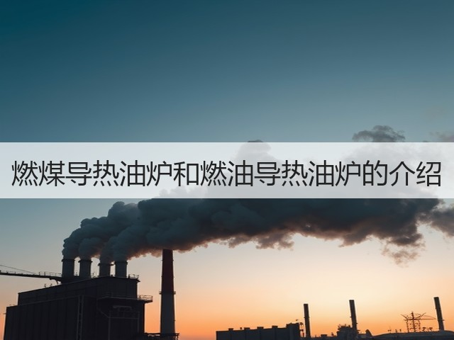 燃煤导热油炉和燃油导热油炉的介绍(图3) 燃煤导热油炉和燃油导热油炉的介绍(图3)