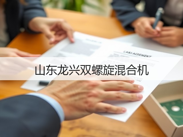 山东龙兴双螺旋混合机(图1)